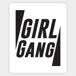 Girl Gang - Minimal Feminist Typography Sticker